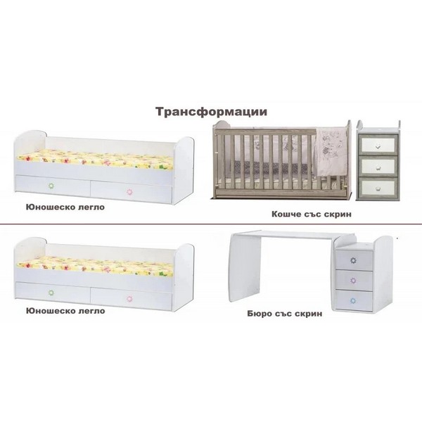 Продукт Dizain baby Съни - Бебешка кошара - 0 - BG Hlapeta