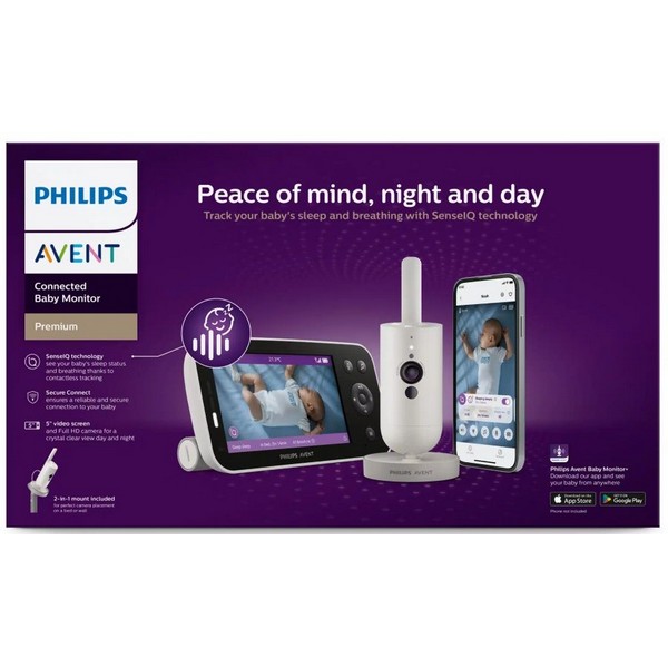 Продукт Philips Avent Premium Connected - Дигитален видеофон + свързване и технология Sense IQ - 0 - BG Hlapeta
