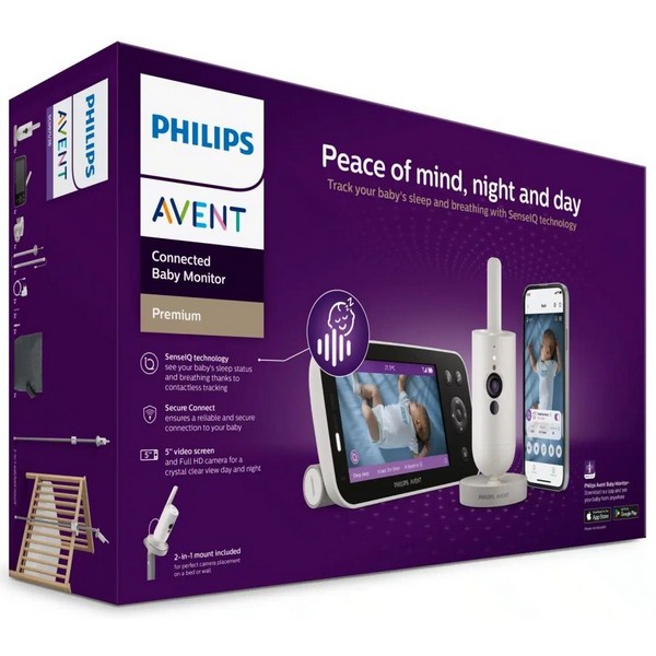 Продукт Philips Avent Premium Connected - Дигитален видеофон + свързване и технология Sense IQ - 0 - BG Hlapeta
