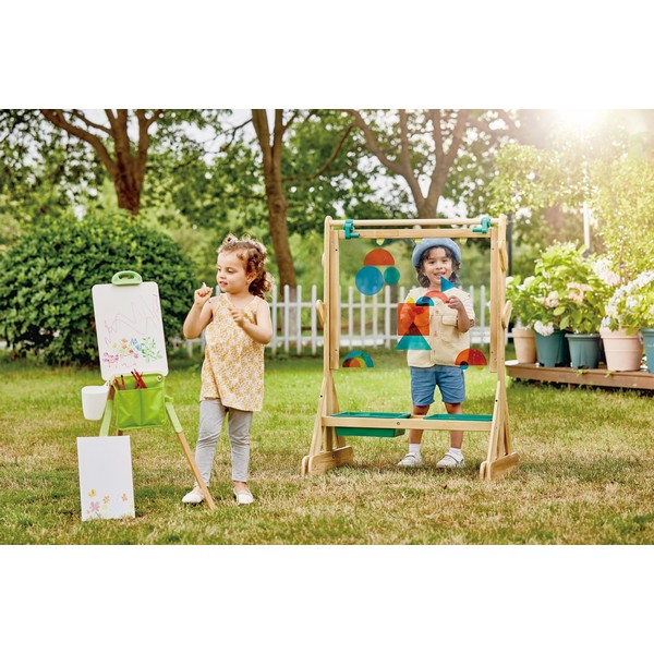 Продукт Hape - Статив за рисуване с аксесоари, 14 части - 0 - BG Hlapeta