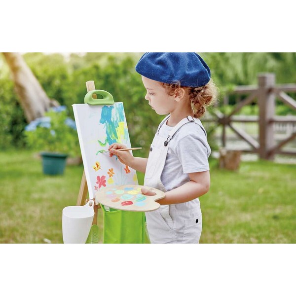 Продукт Hape - Статив за рисуване с аксесоари, 14 части - 0 - BG Hlapeta