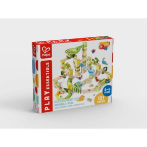 Hape Дино приключение - Комплект дървена игра, Домино, 131 части