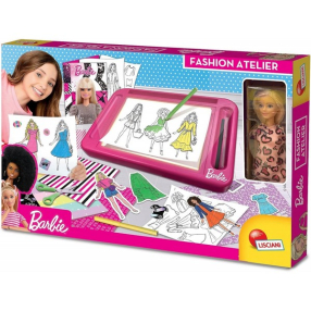 Lisciani Barbie - Училище по рисуване със светеща дъска, включена кукла Барби