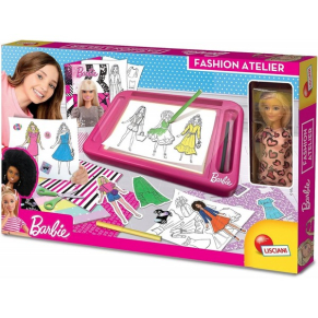 Lisciani Barbie - Училище по рисуване със светеща дъска, включена кукла Барби