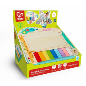 Hape - Дървено пиксел пиано