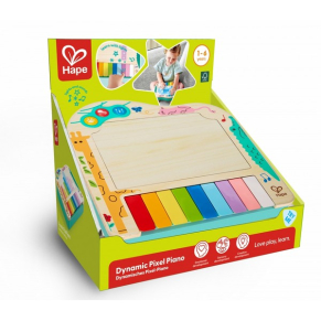 Hape - Дървено пиксел пиано