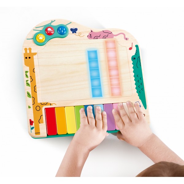 Продукт Hape - Дървено пиксел пиано - 0 - BG Hlapeta