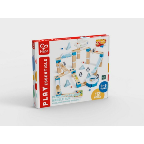 Hape Земята на пингвините - Комплект дървена игра, Домино, 112 части