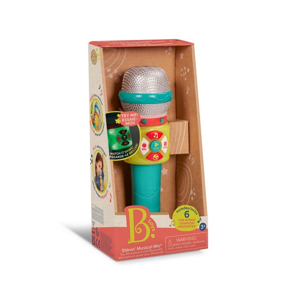 Продукт Battat - Детски микрофон, Със светлина и Bluetooth - 0 - BG Hlapeta