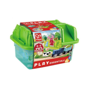 Hape Фермерски влак - Детски игрален комплект, 40 части