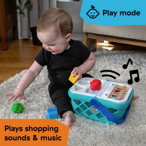 Продукт Hape Baby Einstein Magic touch Пазарска кошница за сортиране - Интерактивна играчка, 14.3 x 26.6 x 20.2 см - 0 - BG Hlapeta