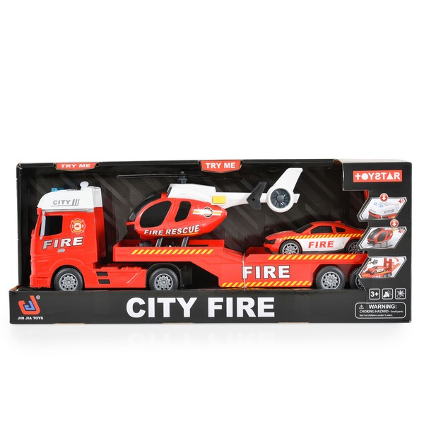 Продукт Jin Jia Toys - Пожарен спасителен камион - 0 - BG Hlapeta