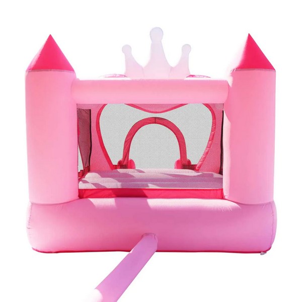 Продукт HAPPY HOP Princess - Батут замък с пързалка 285x210x220 - 0 - BG Hlapeta