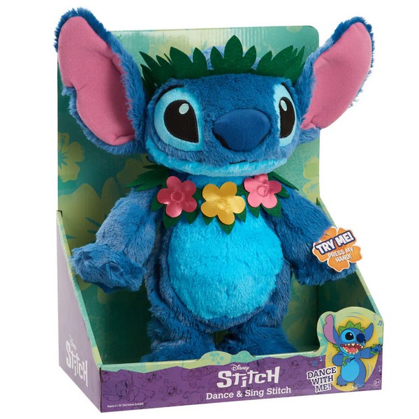 Продукт STITCH - Плюшена танцуваща и пееща фигура - 0 - BG Hlapeta