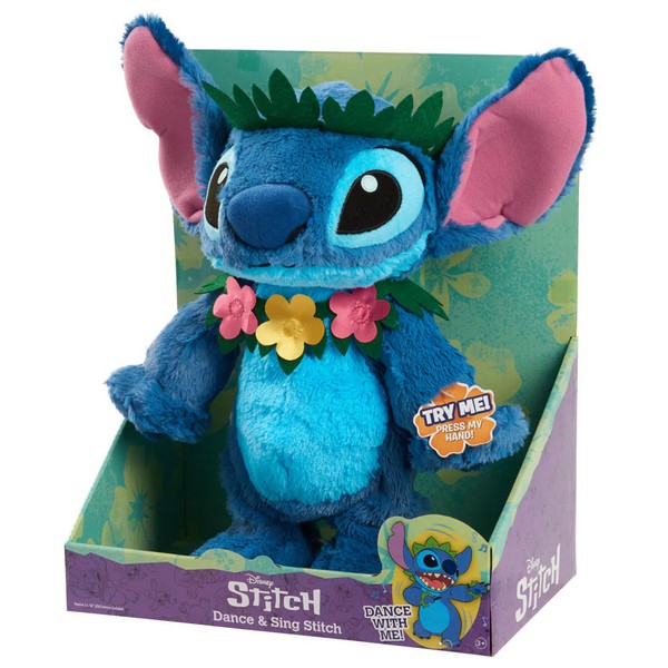 Продукт STITCH - Плюшена танцуваща и пееща фигура - 0 - BG Hlapeta