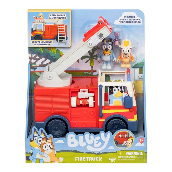Продукт BLUEY - Пожарна с 2 фигури - 0 - BG Hlapeta