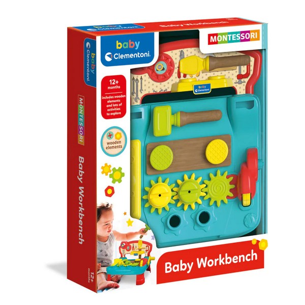 Продукт CLEMENTONI BABY - Монтесори работна маса с инструменти - 0 - BG Hlapeta