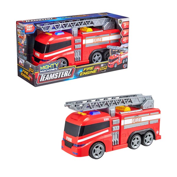 Продукт HTI TEAMSTERZ Large - Пожарна кола със звук и светлина - 0 - BG Hlapeta