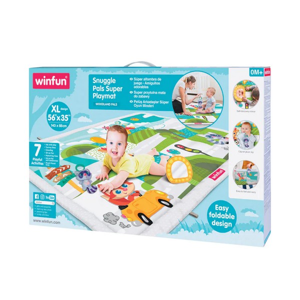 Продукт WINFUN Snuggle Pals - Бебешки игрален килим - 0 - BG Hlapeta