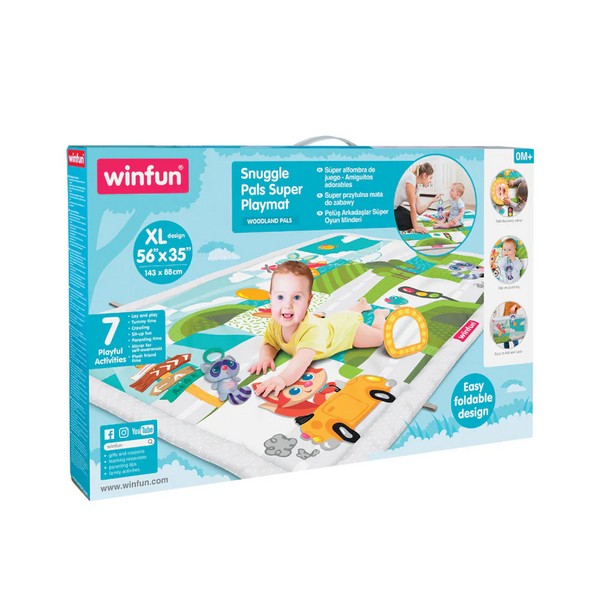 Продукт WINFUN Snuggle Pals - Бебешки игрален килим - 0 - BG Hlapeta