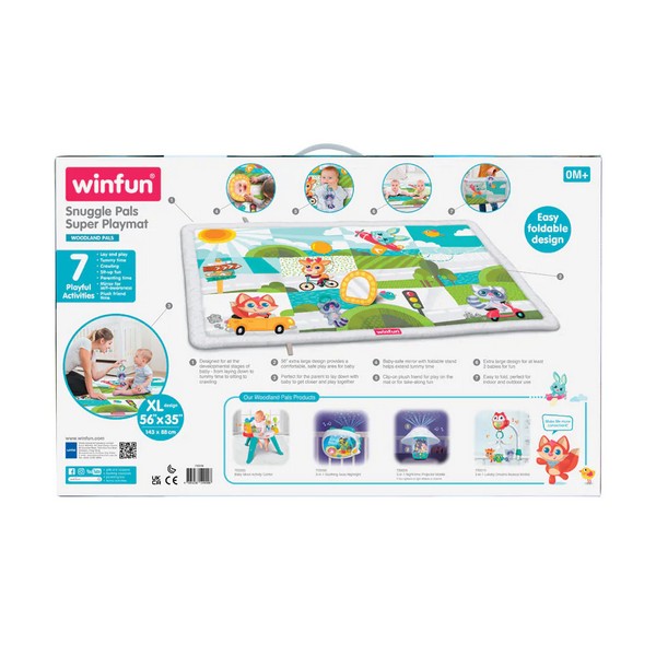 Продукт WINFUN Snuggle Pals - Бебешки игрален килим - 0 - BG Hlapeta