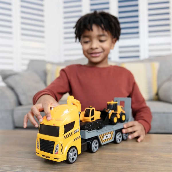 Продукт HTI TEAMSTERZ JCB - Камион с багер и фадрома със звук и светлина - 0 - BG Hlapeta