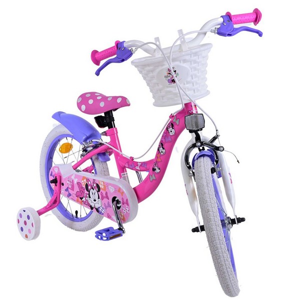 Продукт E&L Company Мини Маус FW - Детски велосипед с помощни колела, 16 инча - 0 - BG Hlapeta