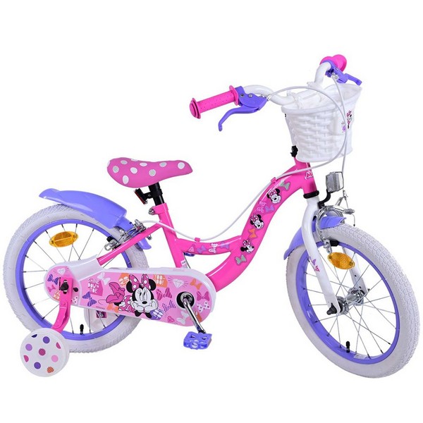 Продукт E&L Company Мини Маус FW - Детски велосипед с помощни колела, 16 инча - 0 - BG Hlapeta