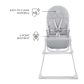 Kinderkraft BINCI - Столче за хранене Продукт Kinderkraft BINCI - Столче за хранене - 1 - BG Hlapeta