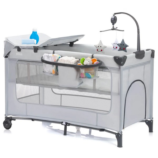 Продукт Fillikid Capri - Сгъваема кошара за сън и игра на две нива - 0 - BG Hlapeta