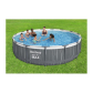 Bestway Steel Pro Max - Сглобяем басейн с тръбна конструкция кръгъл 457х107см с помпа и LED светлина Продукт Bestway Steel Pro Max - Сглобяем басейн с тръбна конструкция кръгъл 457х107см с помпа и LED светлина - 7 - BG Hlapeta