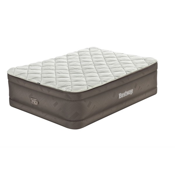 Bestway Queen size - Надуваем дюшек с топ матрак и вградена помпа 203х152х51см