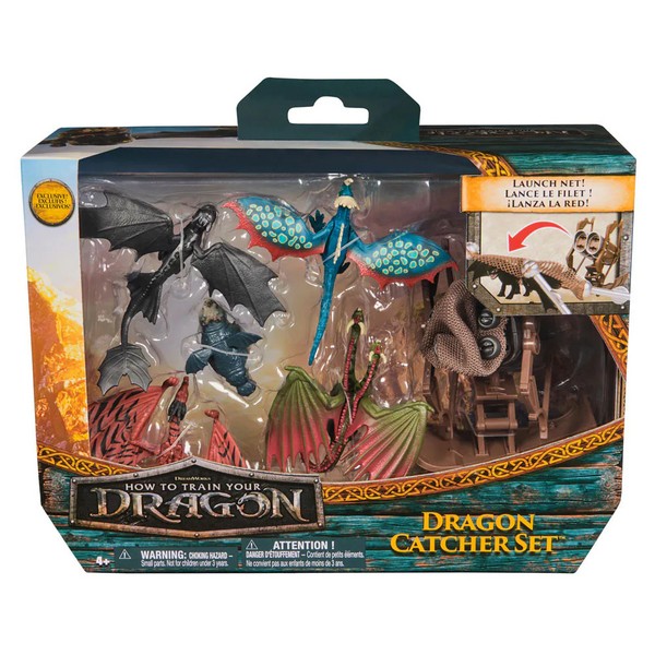 Продукт HOW TO TRAIN YOUR DRAGON - Ловец на дракони с 5 дракона - 0 - BG Hlapeta