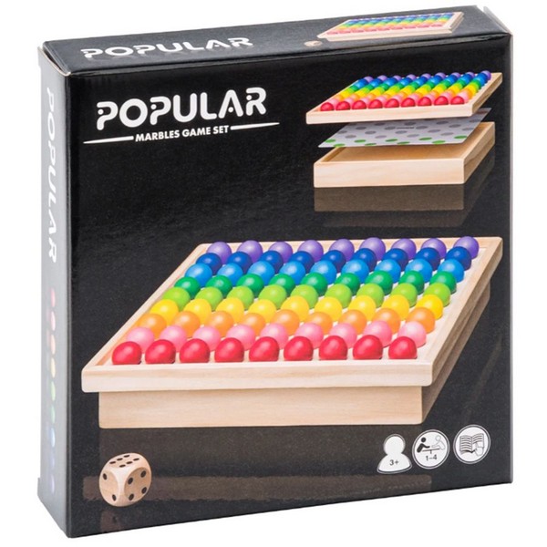 Продукт Popular - Комплект от класически игри с дървени топчета - 0 - BG Hlapeta