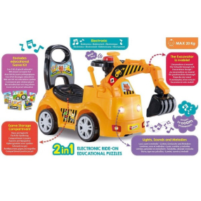 Lisciani Carotina Baby Ride On Bulldozer - Кола за бутане Lisciani Carotina Baby Ride On Bulldozer - Кола за бутане