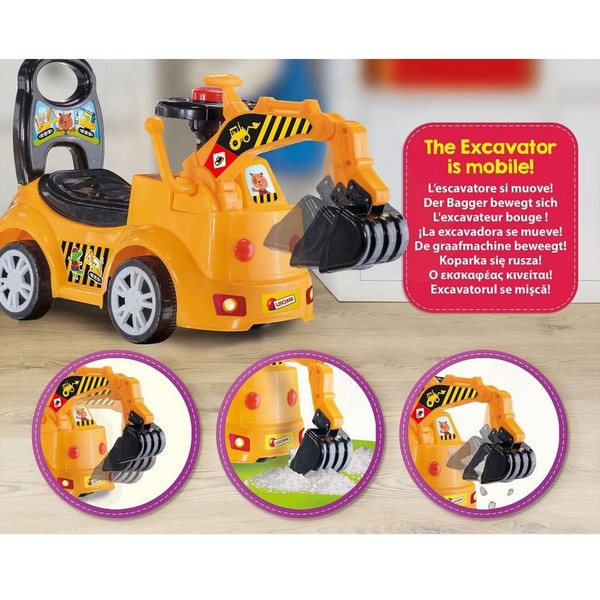 Продукт Lisciani Carotina Baby Ride On Bulldozer - Кола за бутане - 0 - BG Hlapeta