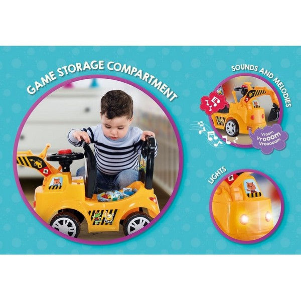 Продукт Lisciani Carotina Baby Ride On Bulldozer - Кола за бутане - 0 - BG Hlapeta