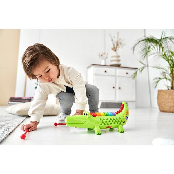 Продукт Fisher Price - Детска играчка ксилофон, Крокодилче - 0 - BG Hlapeta