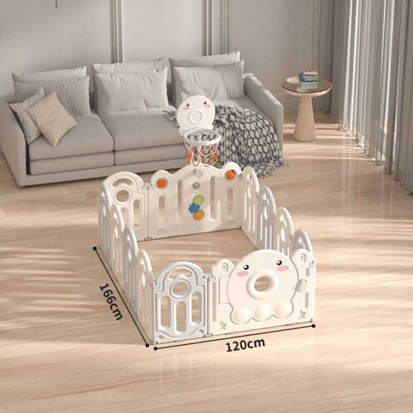 Продукт Feelkids Октопод - Бебешка ограда с баскетболен кош и табло с активности - 0 - BG Hlapeta