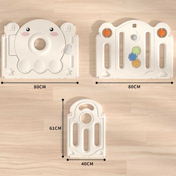 Продукт Feelkids Октопод - Бебешка ограда с баскетболен кош и табло с активности - 0 - BG Hlapeta