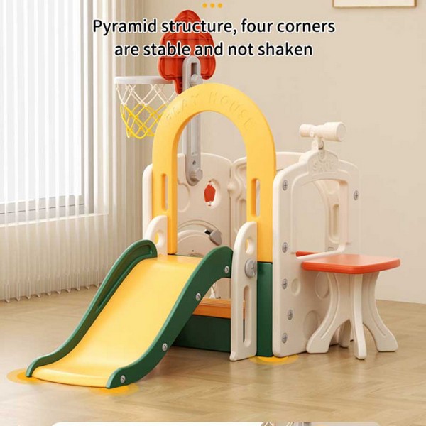 Продукт Feelkids - Мултифункционален детски комплект за игра 8 в 1 с пързалка - 0 - BG Hlapeta