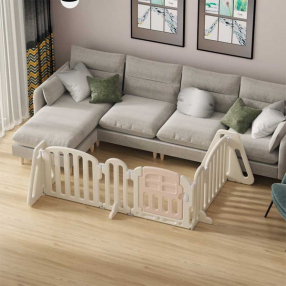 Feelkids - Предпазна преграда за игра за бебета и деца за ъглови пространства Feelkids - Предпазна преграда за игра за бебета и деца за ъглови пространства