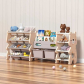 Feelkids Мече - Комбиниран пластмасов скрин за съхранение на играчки и книги Продукт Feelkids Мече - Комбиниран пластмасов скрин за съхранение на играчки и книги - 7 - BG Hlapeta