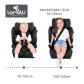 Продукт Lorelli ADVENTURE - Стол за кола i-Size 76-150 см. - 7 - BG Hlapeta