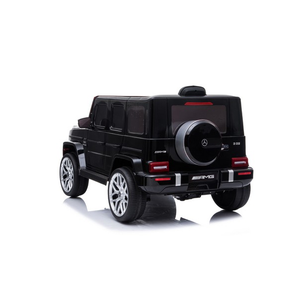 Продукт Акумулаторен Джип Mercedes AMG G63 с ЛИТИЕВО-ЙОННА батерия , с меки гуми и кожена седалка, 2025г - 0 - BG Hlapeta