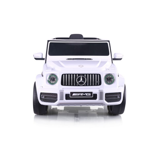 Продукт Акумулаторен Джип Mercedes AMG G63 с ЛИТИЕВО-ЙОННА батерия , с меки гуми и кожена седалка, 2025г - 0 - BG Hlapeta