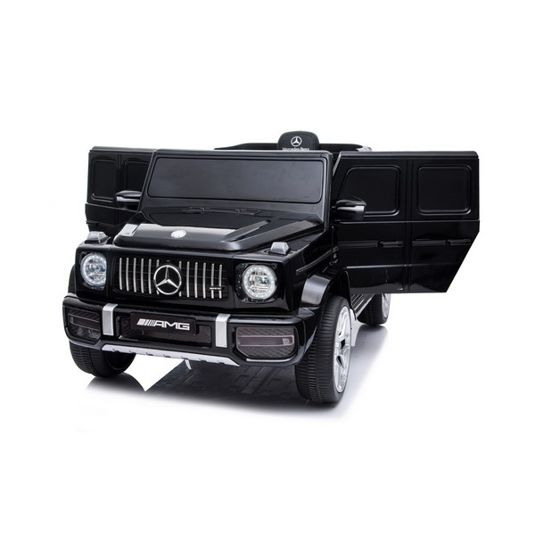 Продукт Акумулаторен Джип Mercedes AMG G63 с ЛИТИЕВО-ЙОННА батерия , с меки гуми и кожена седалка, 2025г - 0 - BG Hlapeta