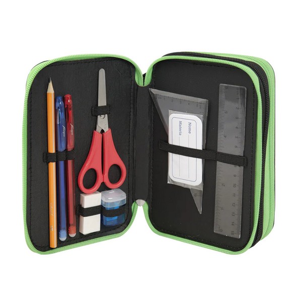 Продукт Minecraft Pixels Green - Ученически несесер със съдържание - 0 - BG Hlapeta