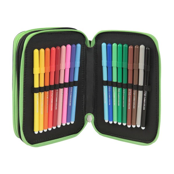 Продукт Minecraft Pixels Green - Ученически несесер със съдържание - 0 - BG Hlapeta