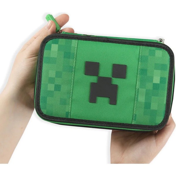 Продукт Minecraft Pixel - Ученически несесер с 3 отделения - 0 - BG Hlapeta